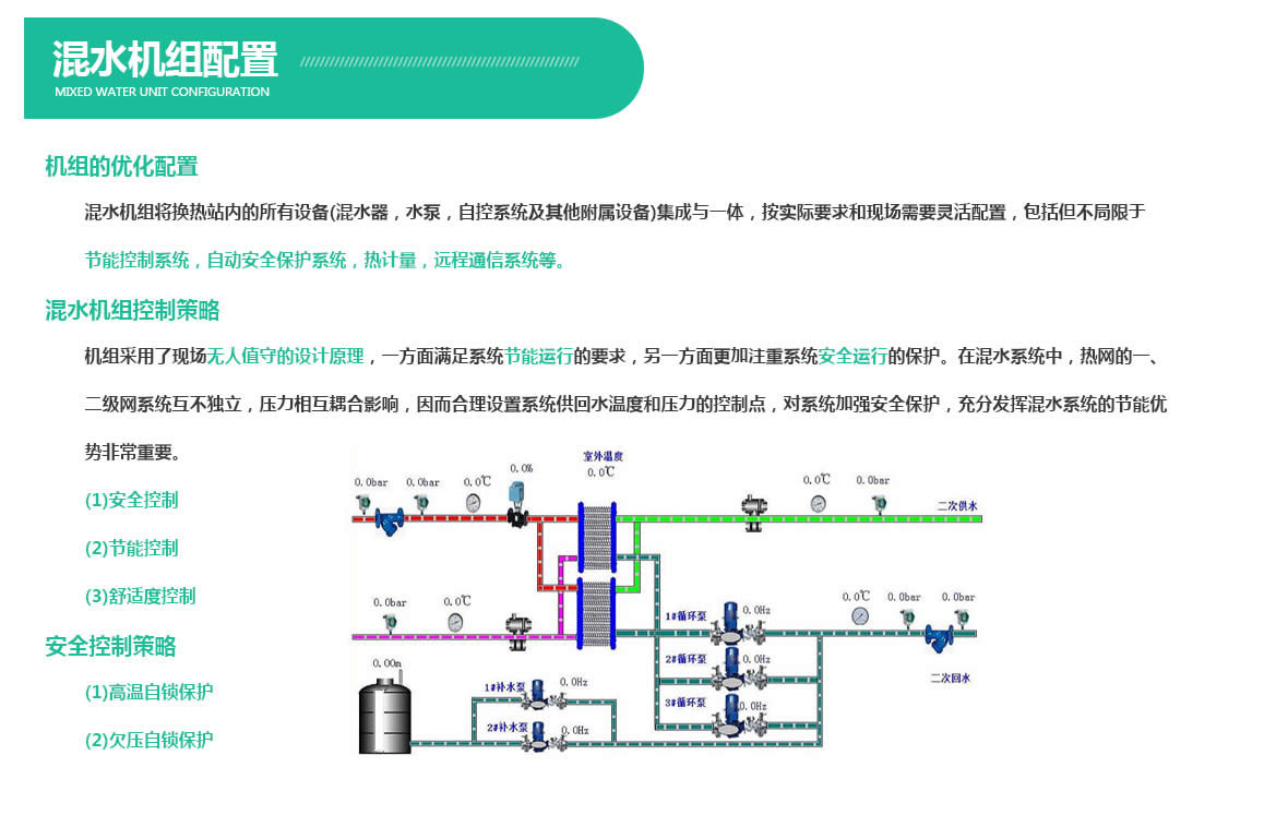 西安混水采暖機(jī)組設(shè)計(jì)方案